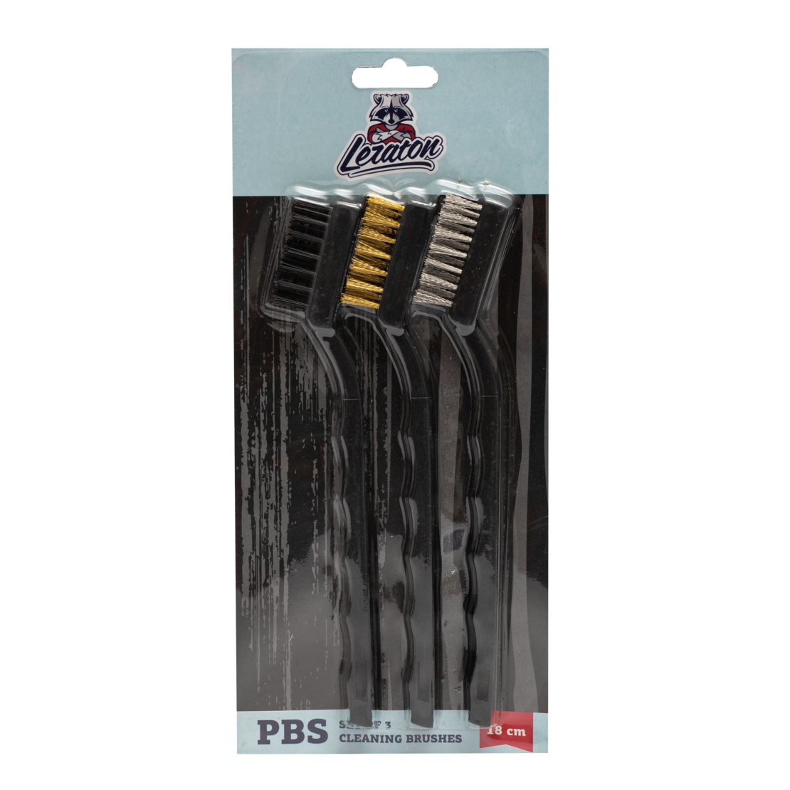 Набор из 3х жесткий щеток (пластик + металл) LERATON PBS