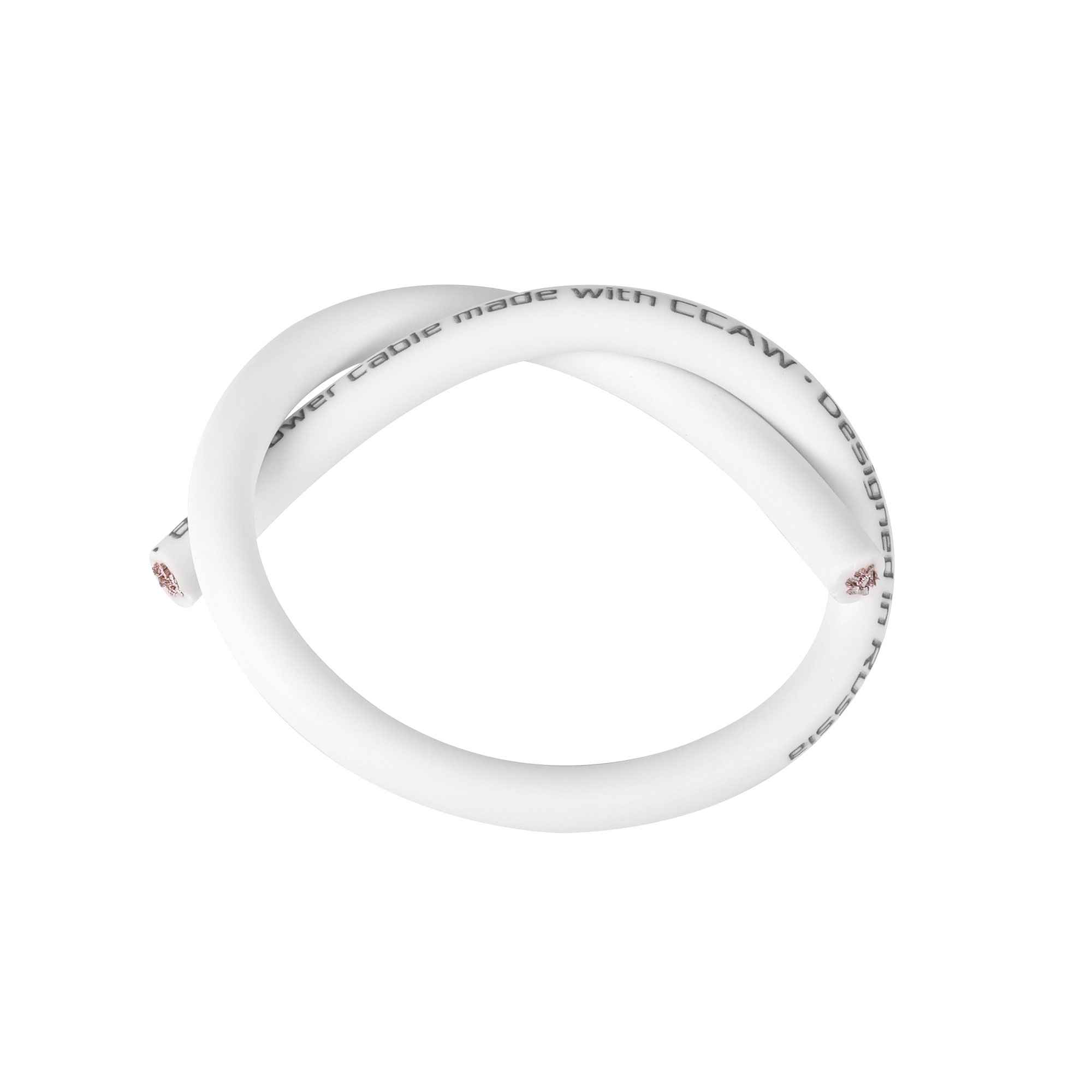 DL Audio Piranha Power Cable 0 Ga White