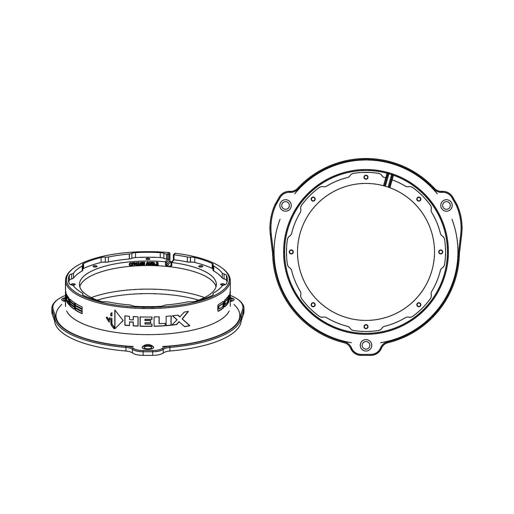 HELIX CFMK165 AUD.2 (FDM) монтажные кольца