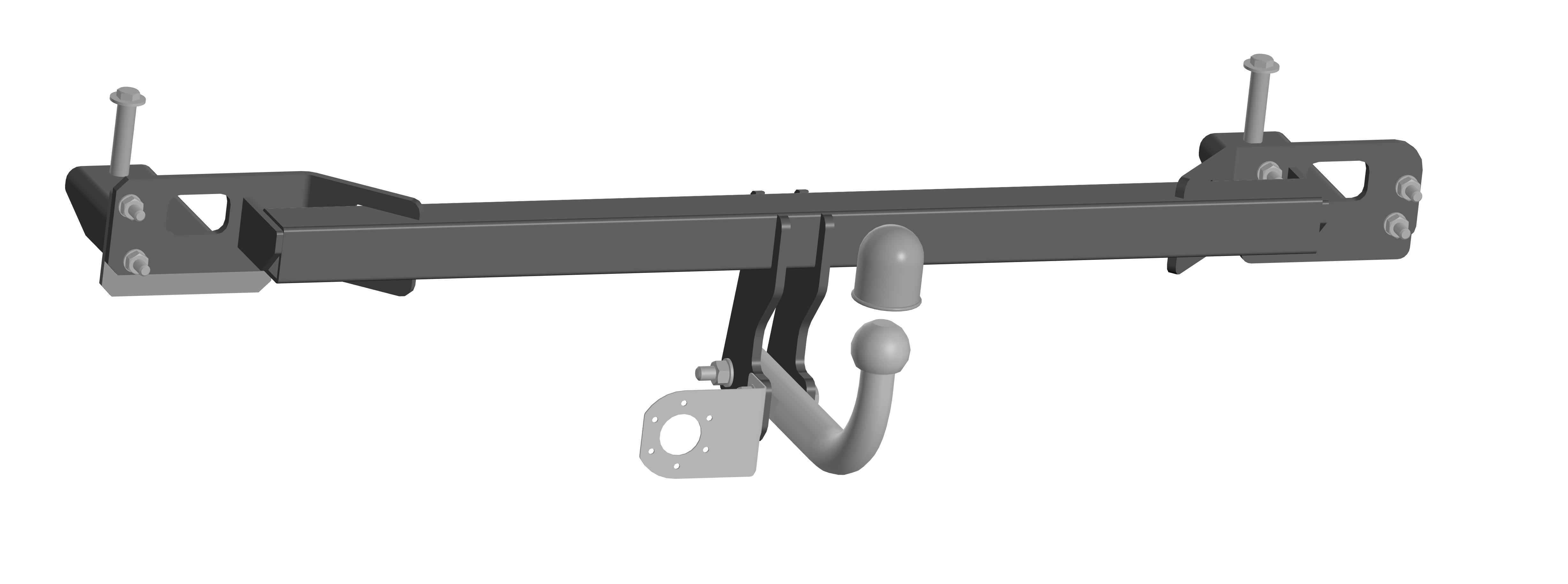 Фаркоп Oris (Bosal) 1242-A для Lada Vesta NG 2022-..., условно съемный шар (тип A)