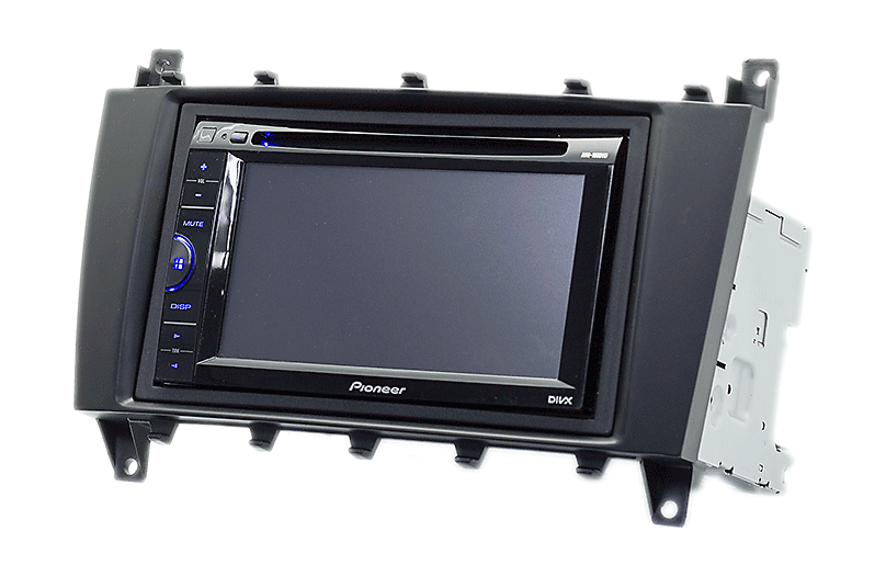 Переходная рамка для Mercedes C (W203) 04-07, W209 05-09 2DIN