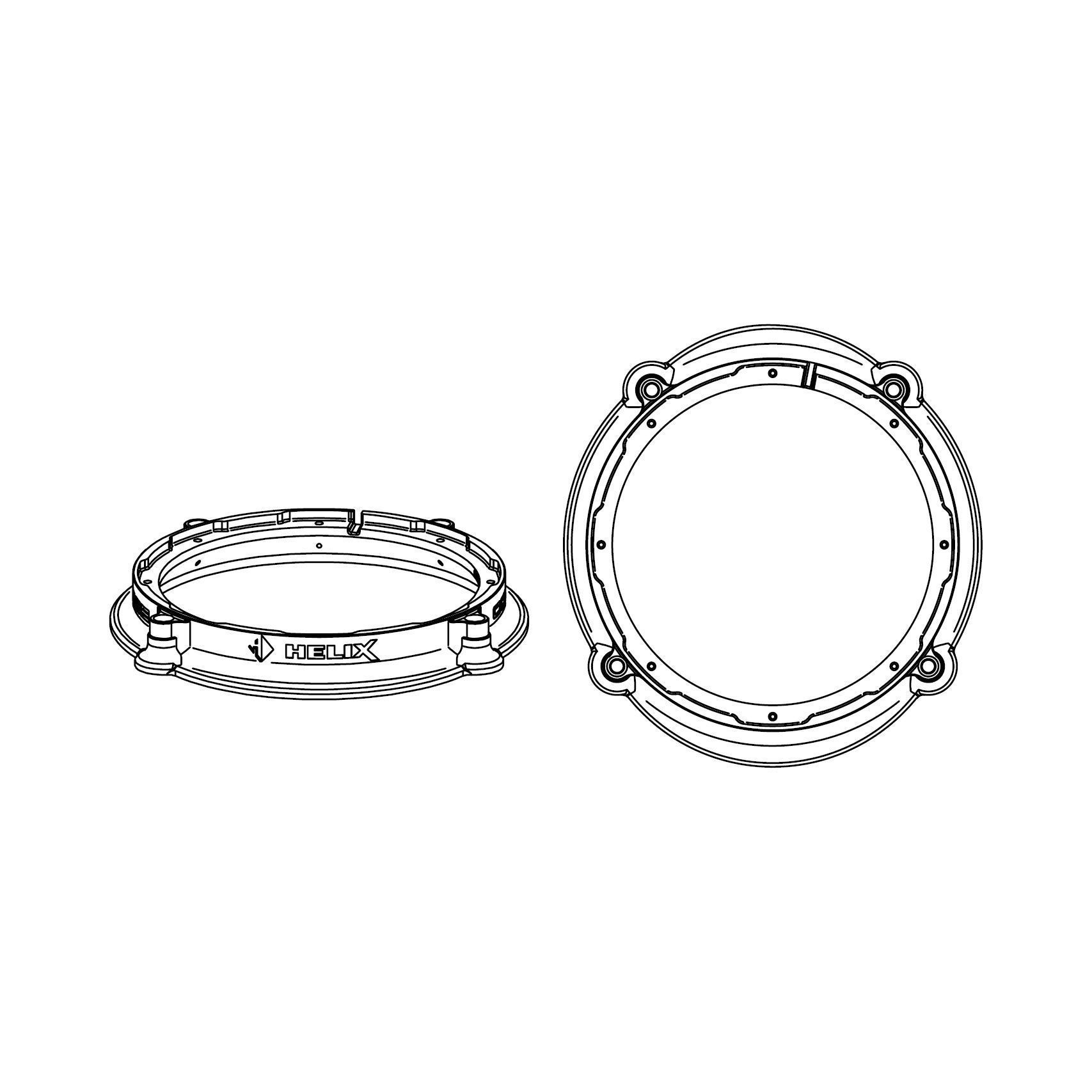 HELIX CFMK200 POR.7 (FDM) монтажные кольца