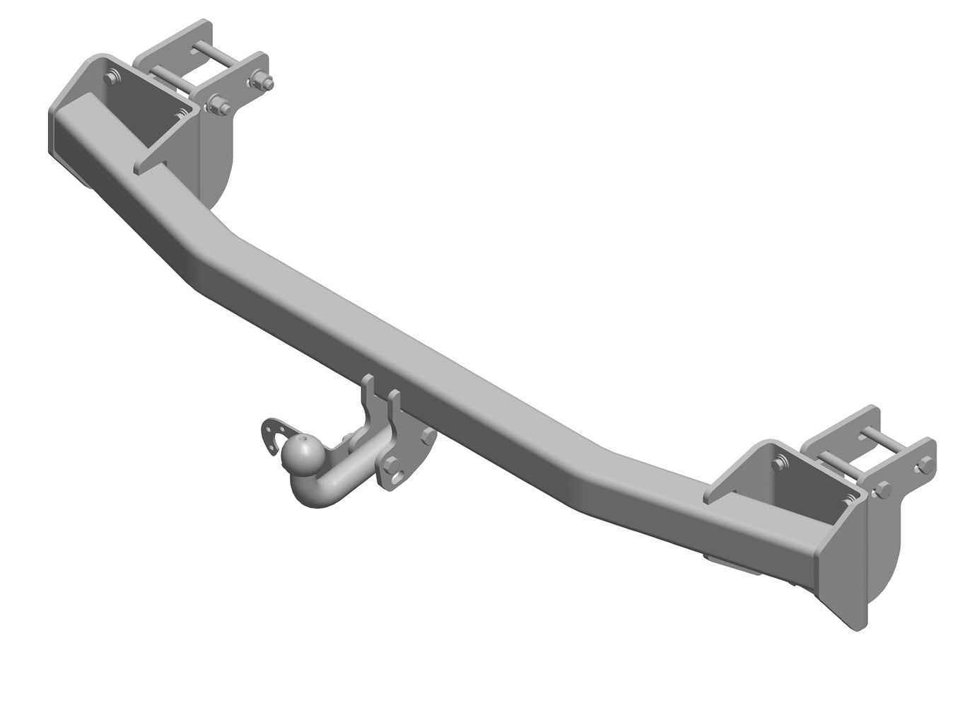 Фаркоп AvtoS MI 25 для Mitsubishi Outlander 2012-, условно съемный шар (тип A)