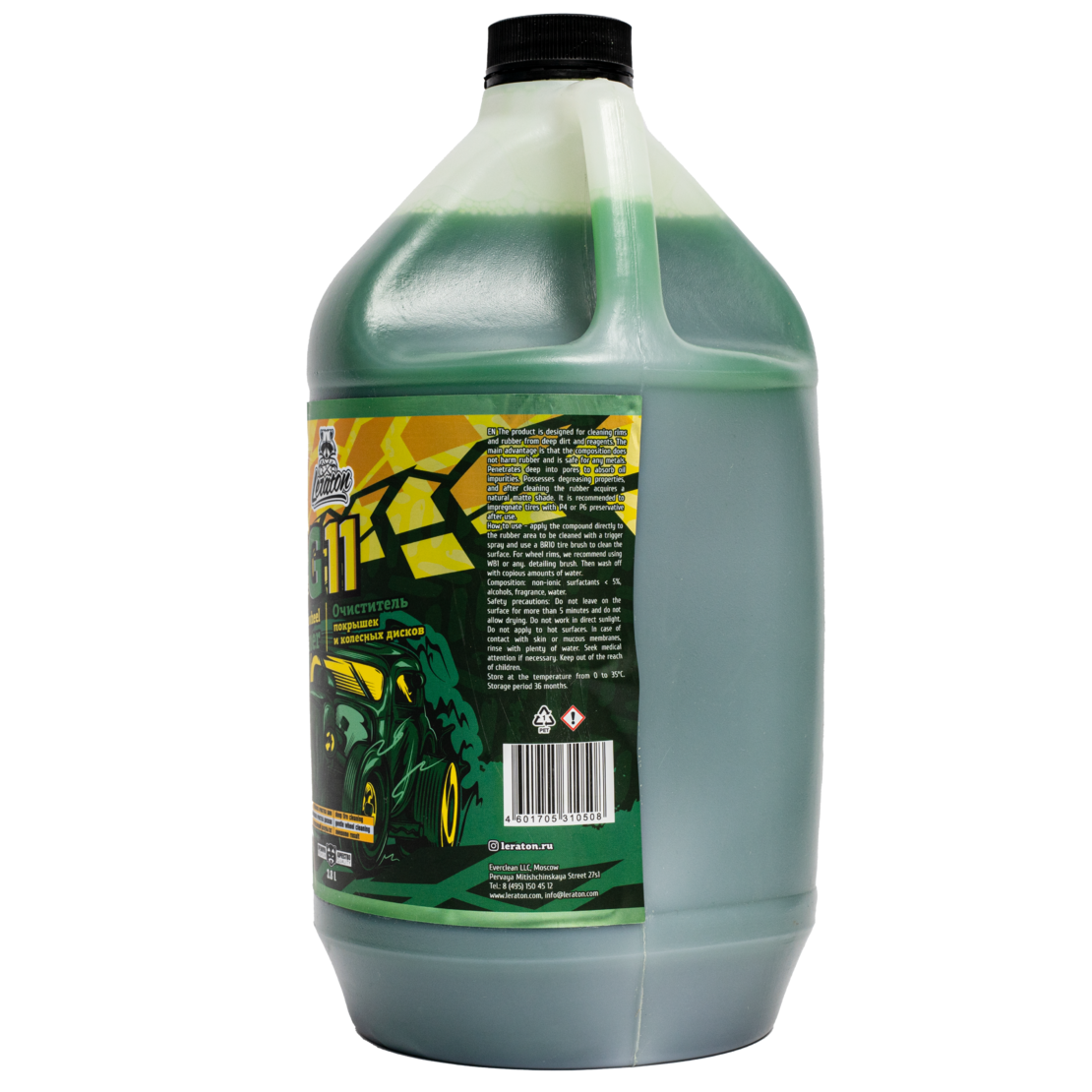 Очиститель покрышек и колесных дисков LERATON G11 3,8л.