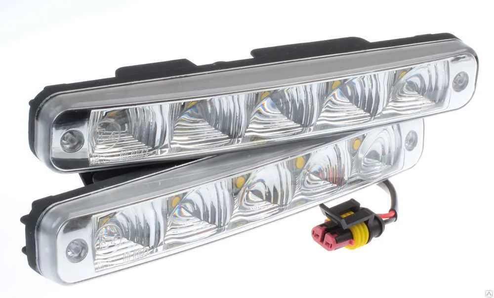 Дневные ходовые огни (DRL) AVS DL-5 (5W, 5 светодиодов х 2шт)