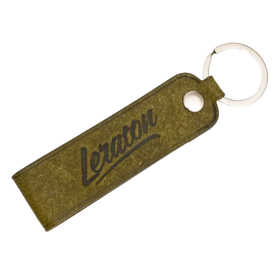 Брелок из натуральной кожи LERATON OLIVA (оливковый)