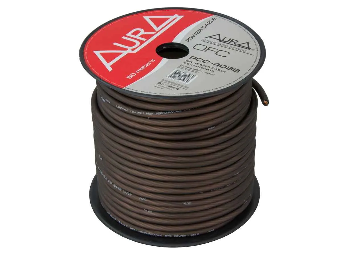 Aura PCС-408B Кабель силовой 8GA OFC