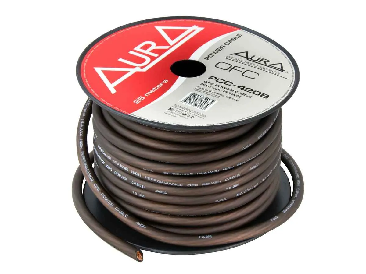 Aura PCС-420B Кабель силовой 4GA OFC