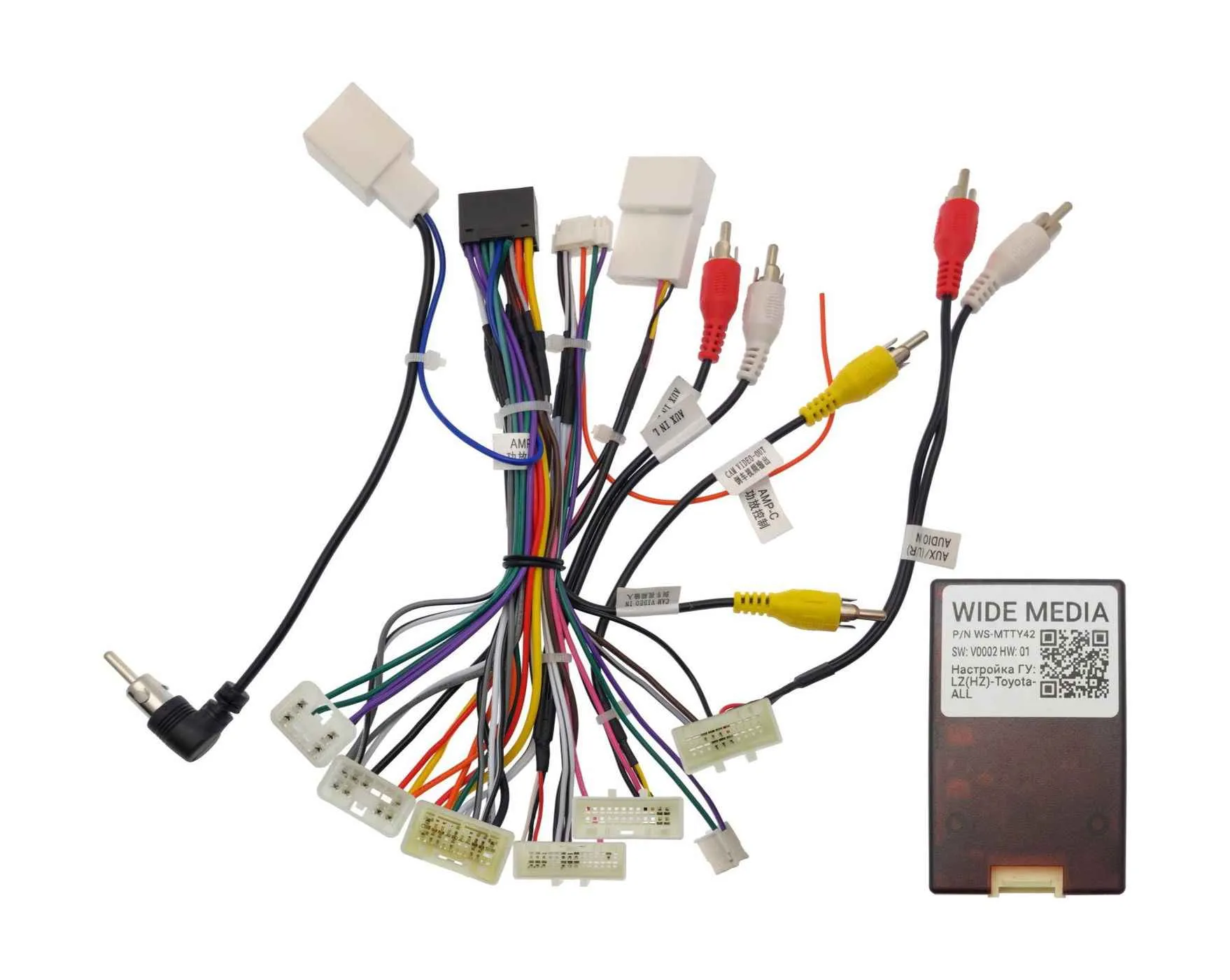 Комплект проводов для установки WM-MT в Toyota 2003-2013