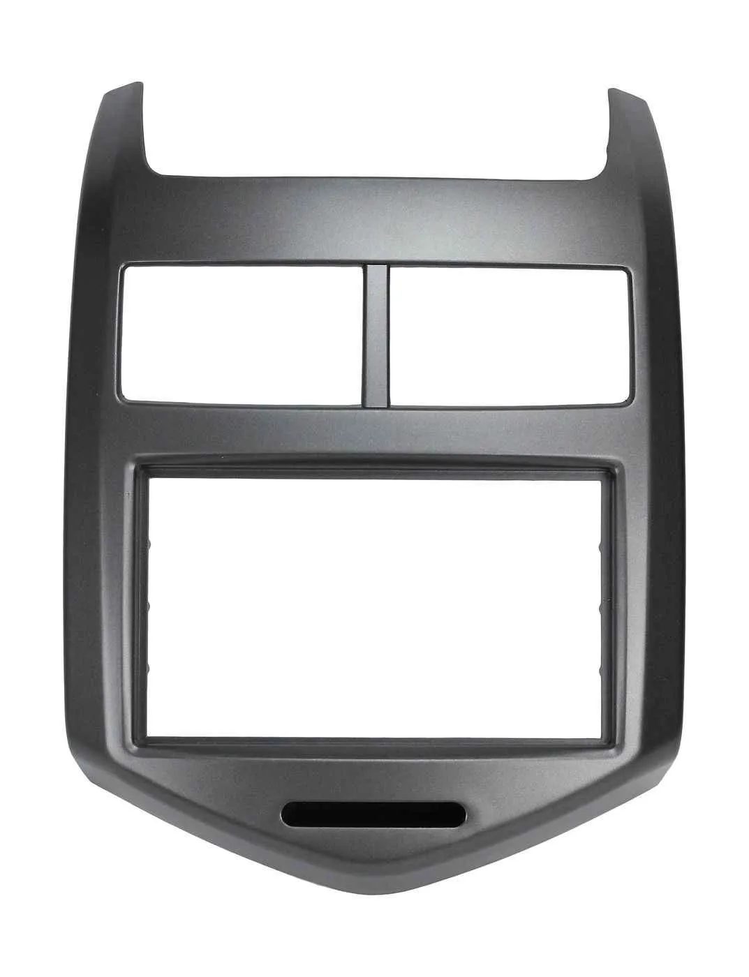 Переходная рамка для Chevrolet Aveo 2012 2DIN черная