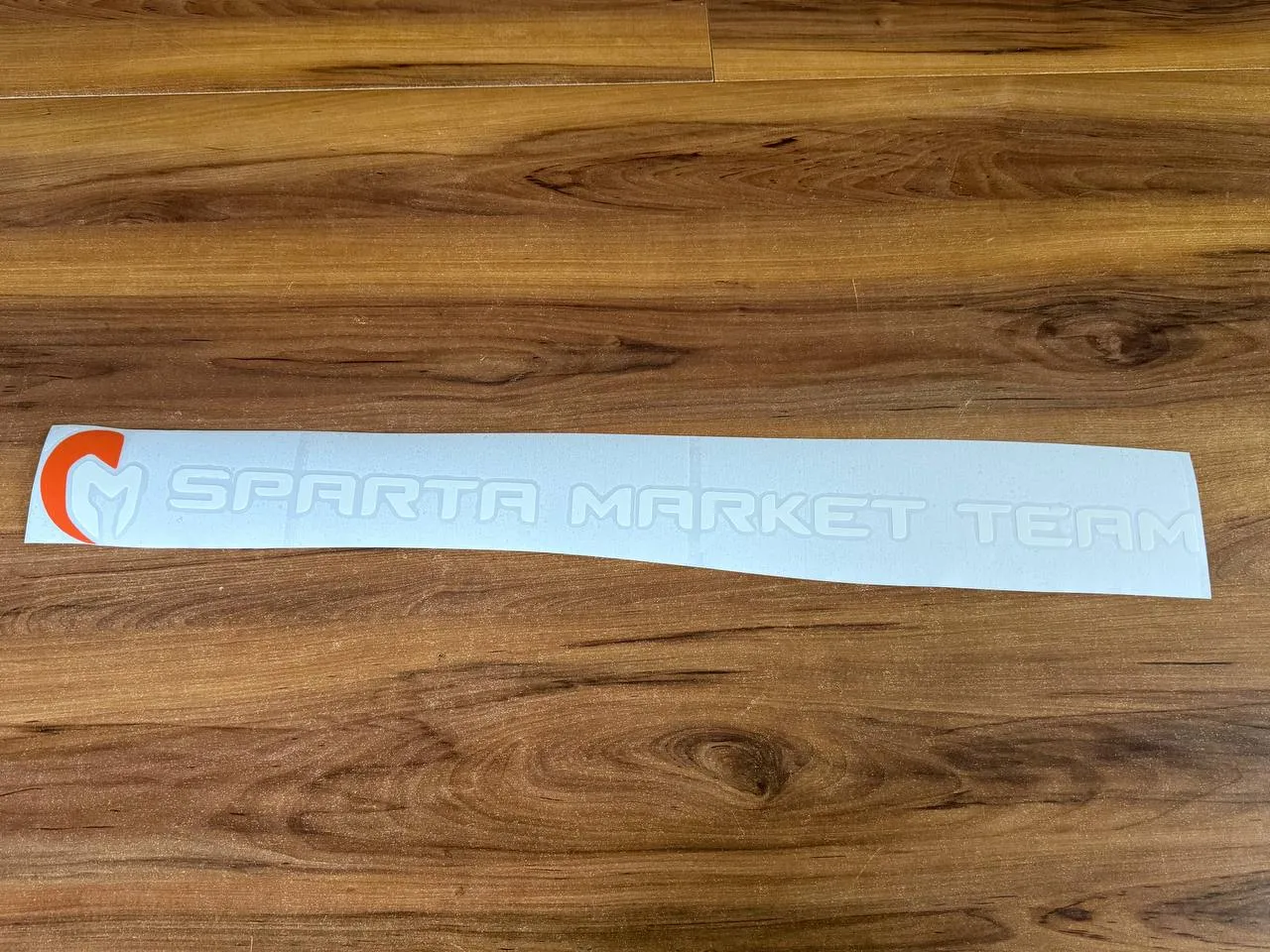 Наклейка Спарта Тим прямая с лого