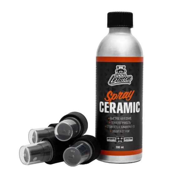 Быстронаносимое керамическое покрытие LERATON Spray Ceramic Coating 200мл