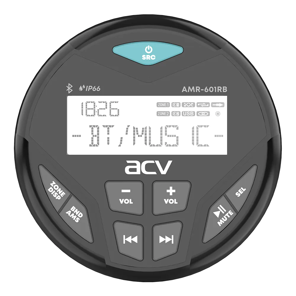 ACV MARINE AMR-601RB магнитола для морского транстпорта (черная)