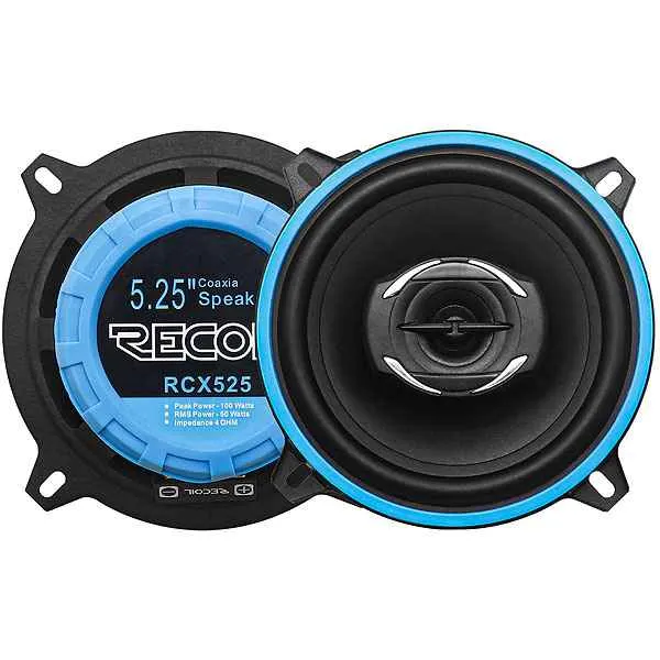 Recoil Audio Blue RCX525, коаксиальные динамики