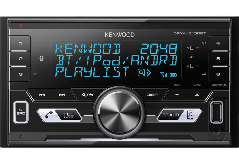 А/м Kenwood DPX-M3100BT 2 DIN