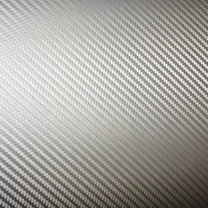 Пленка под Карбон Серебристый 1,52м.