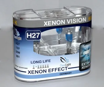 Clearlight Лампа H27 12V-55W XenonVision (2 шт.)