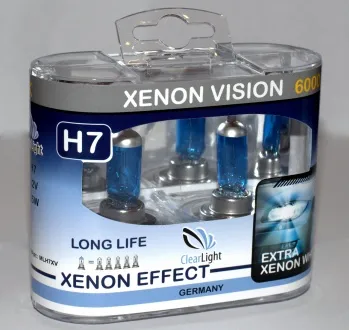 Clearlight Лампа H7 12V-55W XenonVision (2 шт.)