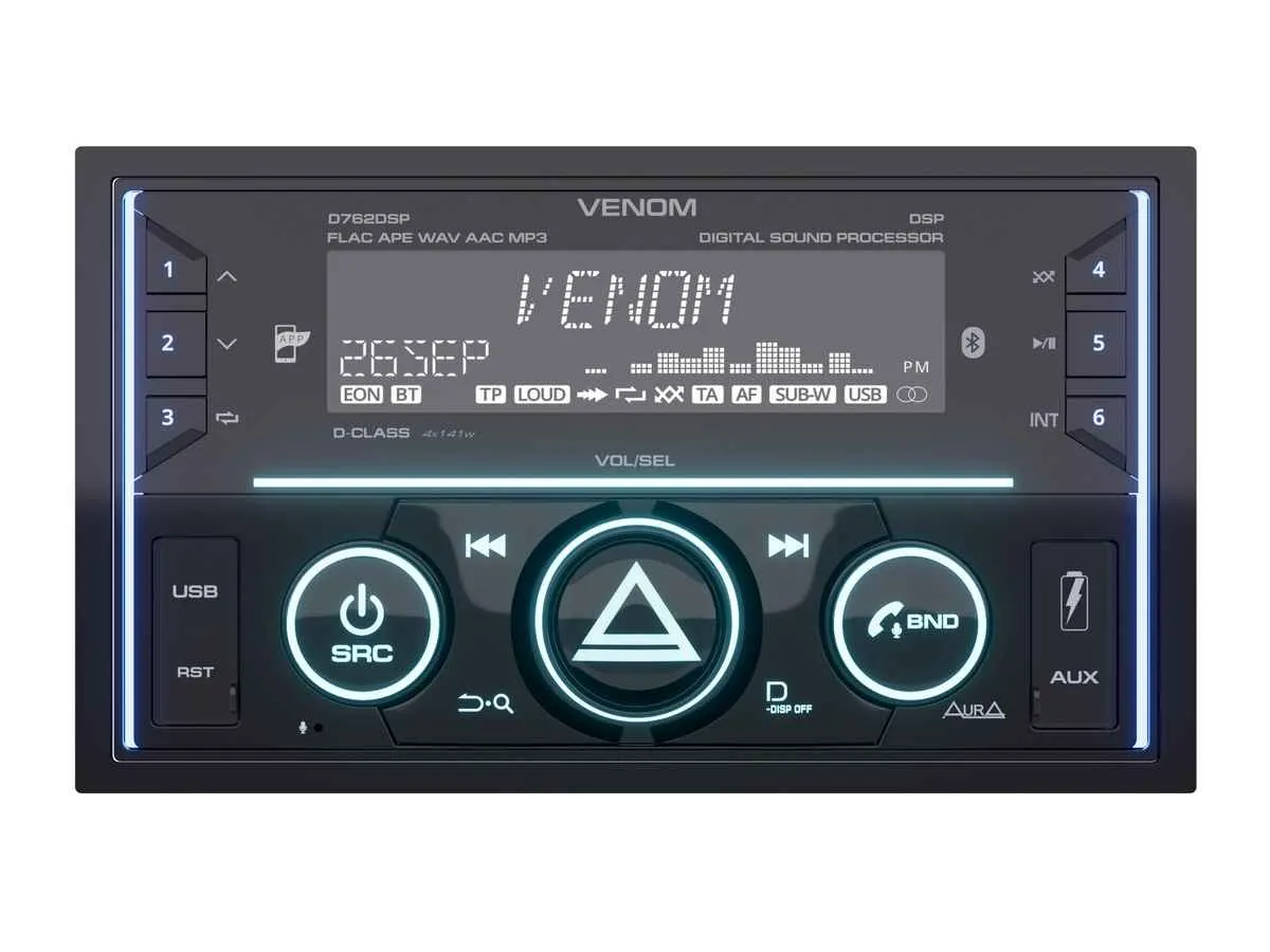 Aura Venom-D762DSP автомагнитола