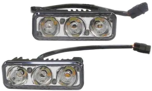 Дневные ходовые огни (DRL) AVS DL-3 (4.5W, 3 светодиода х 2шт)