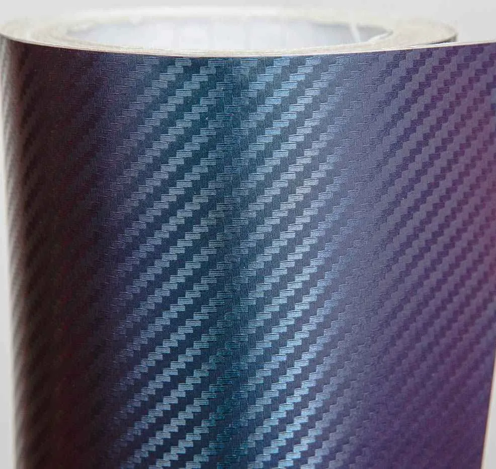 Пленка Хамелион Карбон Синий