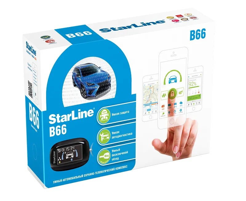 А/с StarLine B66 2CAN+2LIN