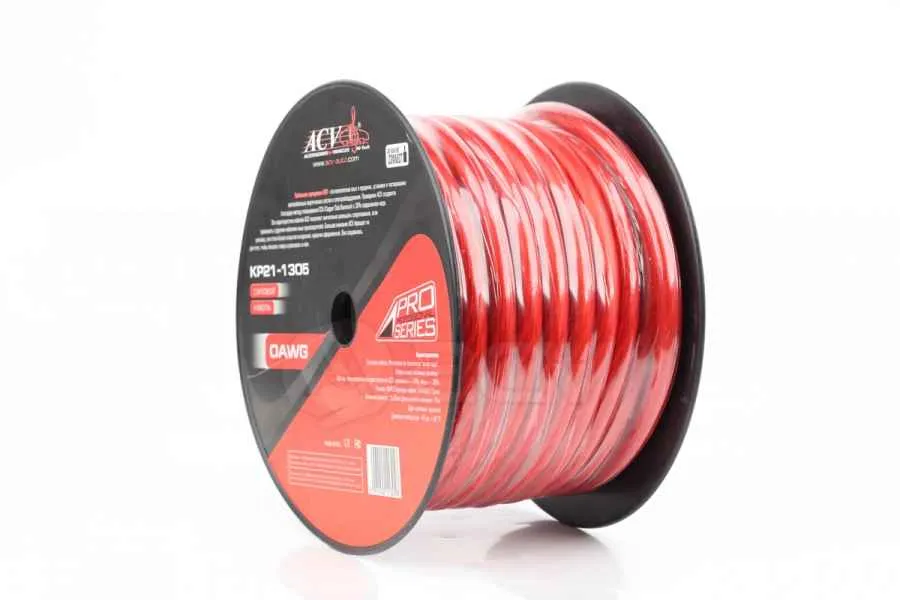 ACV KP21-1305 Силовой кабель красный 0AWG
