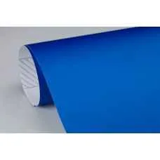 Матовая пленка TeckWrap Синий лазурный цвет, текстурная, размер 1,52м х 30м