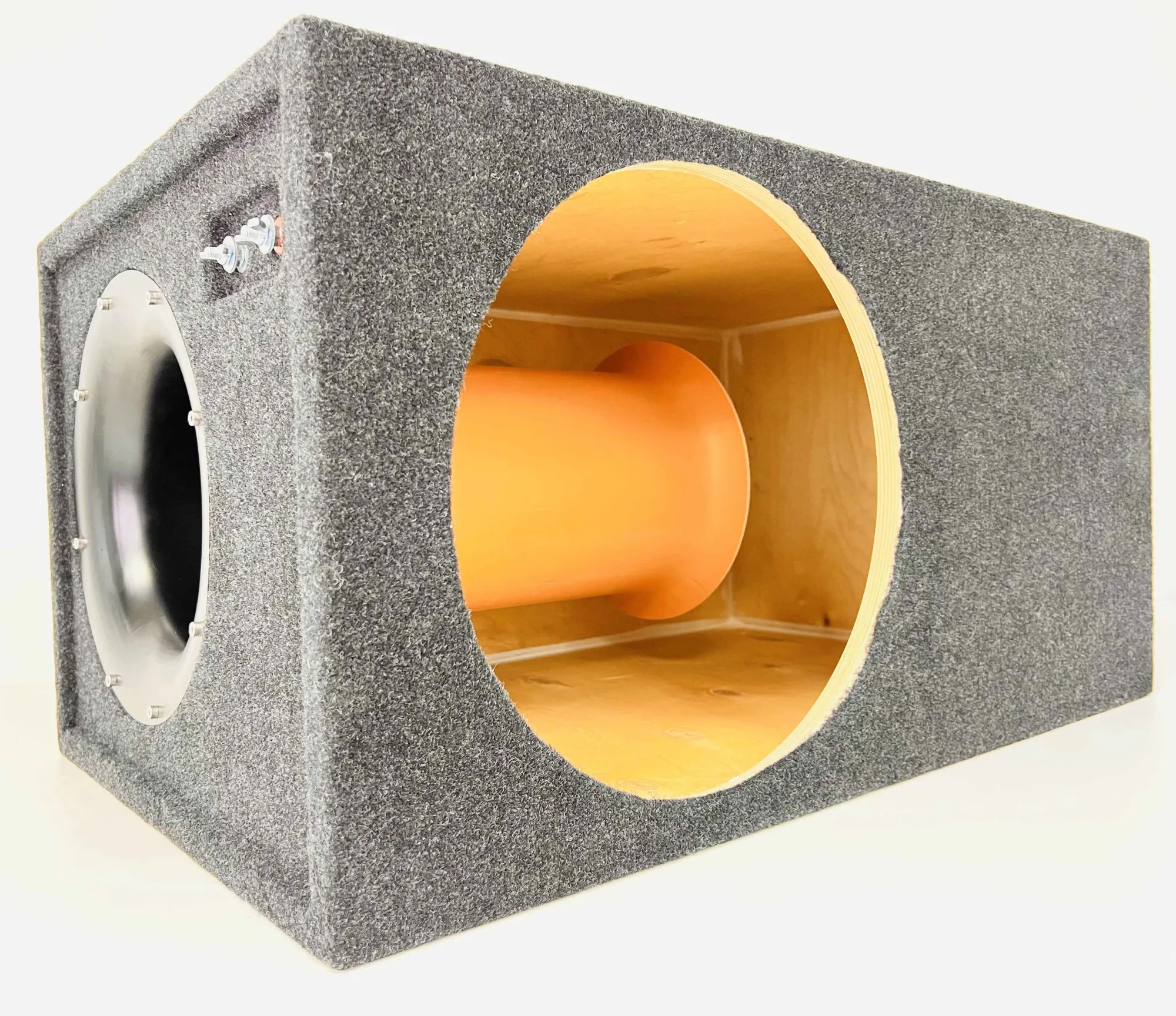 Корпус для сабвуфера 15Т100 графит (100литров на трубе)